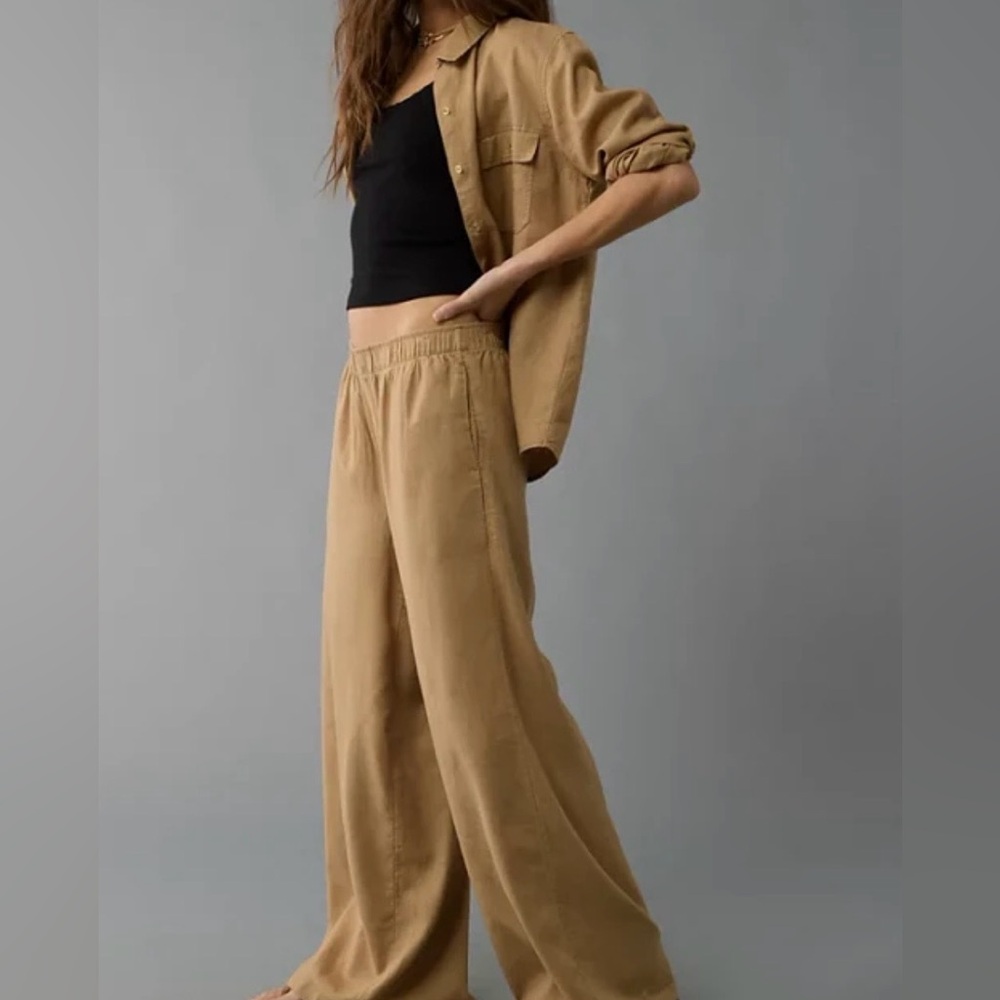 AE Weekend Vibes Linen-Blend
Pull-On Pant